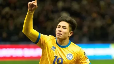 Дастан Сәтпаев, рекорд, УЕФА, ең жас гол авторы, сурет - Zakon.kz жаңалық 16.11.2025 09:58