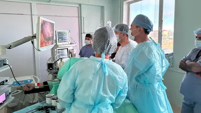 Ұлытау облысының көпбейінді ауруханасына 2025 жылғы 7 қарашада ентігу, қашықтықтан ысқырған қырылы бар екі жасар бала түседі. Педиатрдың, хирургтың қарауынан және компьютерлік томографпен жасалған зерттеуден кейін, алдын-ала "бронхтағы бөгде зат (грек жаңғағы)" диагнозы қойылады., сурет - Zakon.kz жаңалық 17.11.2025 11:54