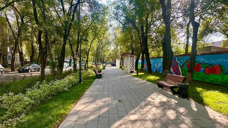 Түрксіб ауданында биылғы ең ірі абаттандыру аяқталды: тұрғындар таңдаған 32 жоба іске асырылды