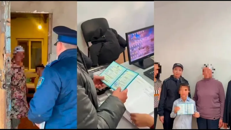Атырауда құжаты жоқ бала полицияның көмегімен мектепке қабылданды