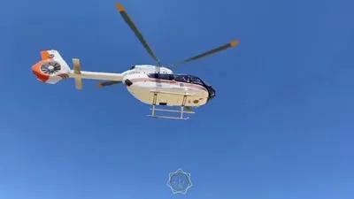 Тікұшақ, ТЖД, Түркістан облысы, Алғабас, өрт, зардап шегуші, Шымкент , сурет - Zakon.kz жаңалық 19.11.2025 21:35