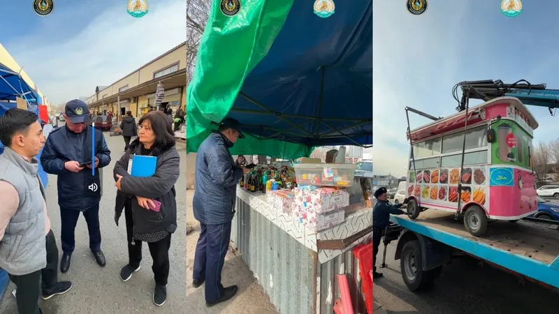 Алматыда полиция заңсыз саудамен күресті күшейтті