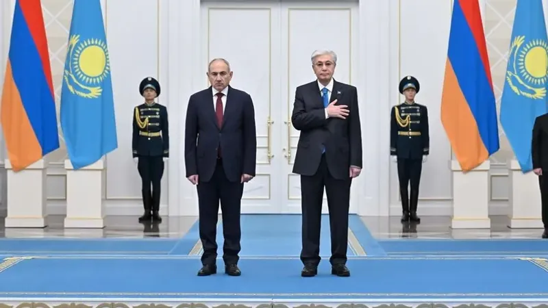 Никол Пашинянды Ақордада қалай қарсы алды