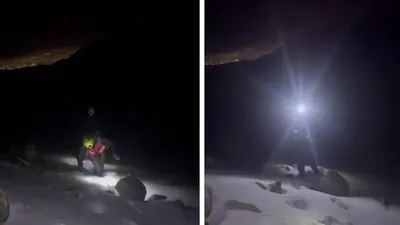 Алматы тауларында үш турист қараңғы түсе бағытынан жаңылып, шың басында қалып қойған , сурет - Zakon.kz жаңалық 25.11.2025 09:31