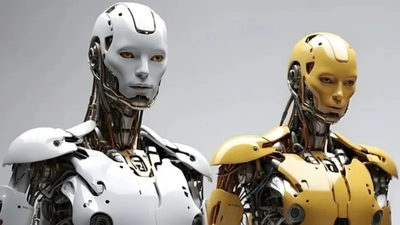 Робот тектес "адамдар": Иранда танымал көрмелердің бірінде актерлер робот рөлін сомдап шықты