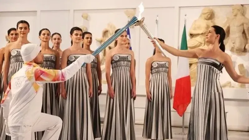 Грекияда 2026 жылғы Олимпиада алауы жағылды