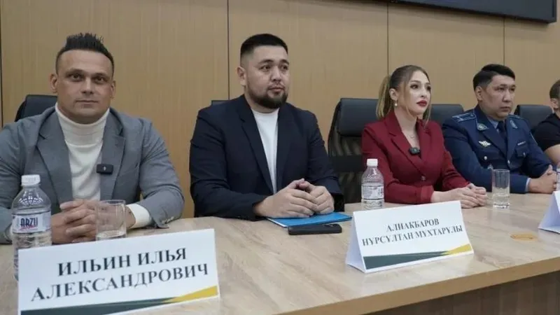 Илья Ильин мен Ангелина Лукас астаналық студенттермен кездесті