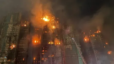 Гонконгтағы тұрғын үй кешеніндегі алапат өрттен қаза тапқандардың саны 100-ге жуықтады, сурет - Zakon.kz жаңалық 28.11.2025 12:32