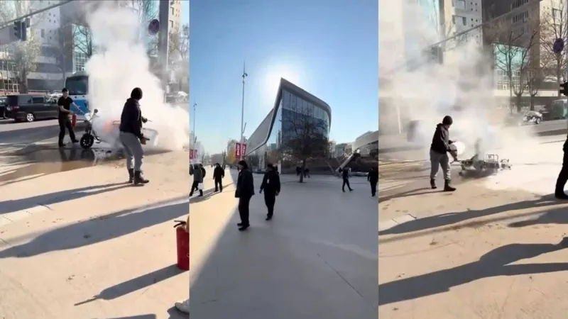 Алматыда ЖҚАЖ қызметкерлері электровелосипедтен шыққан өртті сөндірді