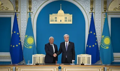 Тоқаев пен Кошта бірлескен мәлімдеме жасады, сурет - Zakon.kz жаңалық 04.12.2025 19:47