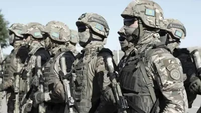 Сарбаздар, Шымкент, әуежай, лаңкестікке қарсы күрес, жаттығу, сурет - Zakon.kz жаңалық 06.12.2025 14:19