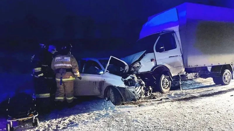 Ақмолада жол апатынан екі жасөспірім мен әйел зардап шекті: нәзік жанды майысқан көлік ішінде қалып қойған