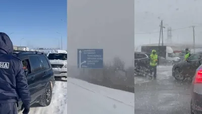 Қолайсыз ауа райы, Тараз, Жамбыл облысы, жолда қалу, жүк көліктері, сурет - Zakon.kz жаңалық 10.12.2025 18:50