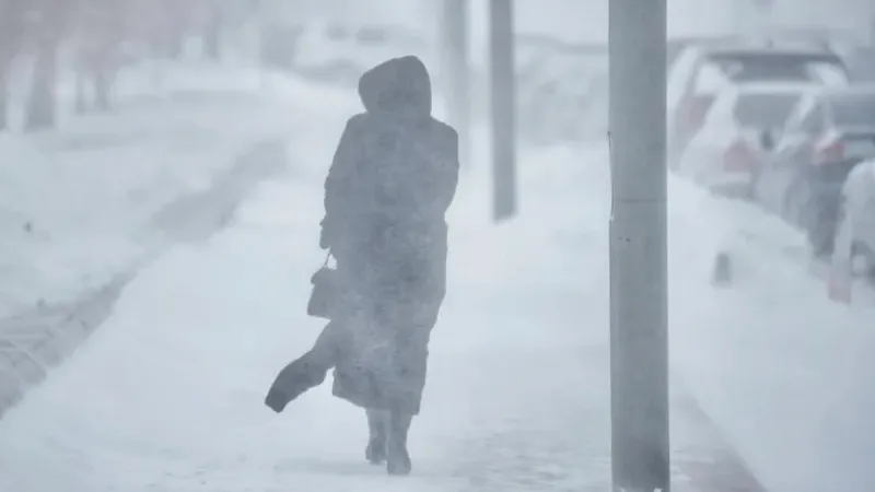 "Қарлы боран тұрады". 18 желтоқсанда еліміздің басым бөлігінде дауылды ескерту жарияланды