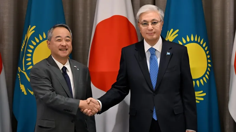 Мемлекет басшысы Sumitomo компаниясының президенті Шинго Уэноны қабылдады