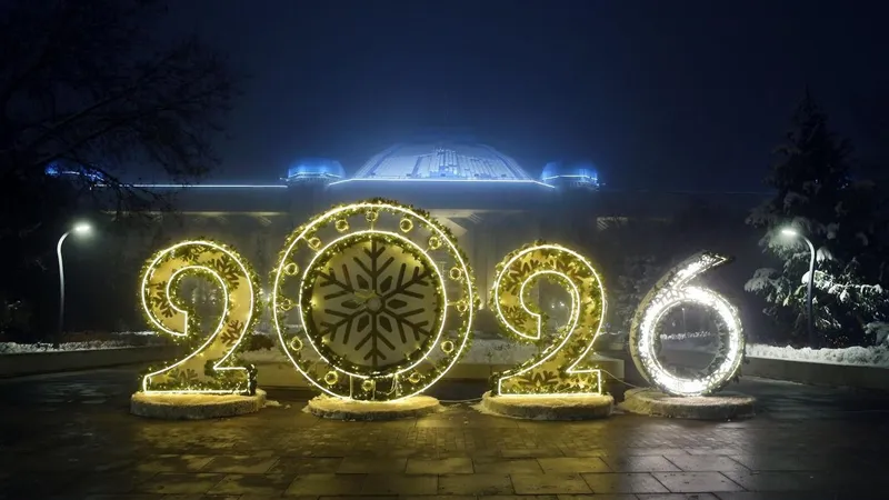 Алматының түрлі ауданында 13 жаңа жылдық локация пайда болды