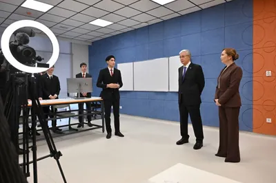 Президент Tanym көпфункционалды кешенін аралап көрді, сурет - Zakon.kz жаңалық 24.12.2025 19:08