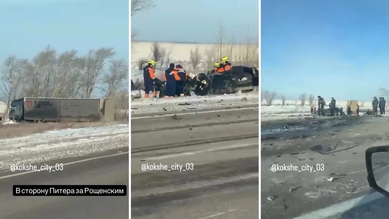 Астана – Петропавл тасжолындағы жол апаты төрт адамның өмірін қиды