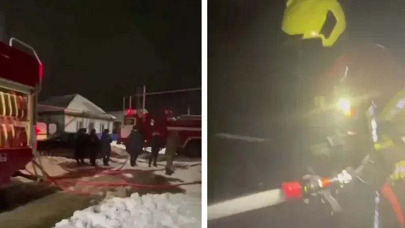 Тобыл қаласының тұрғыны өрт кезінде зардап шегіп, ауруханаға жеткізілді