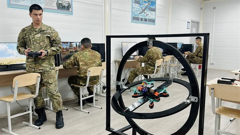 Қорғаныс министрлігінің әскери оқу орнында ҰҰА мамандарын даярлау мектебі ашылды
