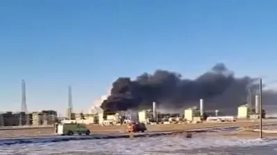 Теңіз кен орнында өрт шықты, сурет - Zakon.kz жаңалық 18.01.2026 15:36