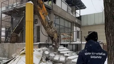 Сүру, заңсыз нысан, Алматы, сурет - Zakon.kz жаңалық 19.01.2026 17:58