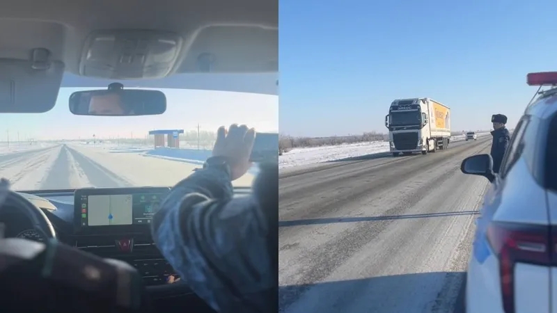 Павлодар облысында полицейлер республикалық маңызы бар автожолдарды тексеруде