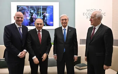 Армения премьер-министрі, ФИФА президенті: Тоқаев Давоста кімдермен кездесті, сурет - Zakon.kz жаңалық 22.01.2026 19:01