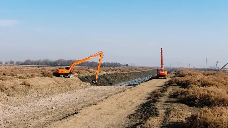 Оңтүстік Қазақстанда 40 жылдан кейін алғаш рет каналдар тазартылуда
