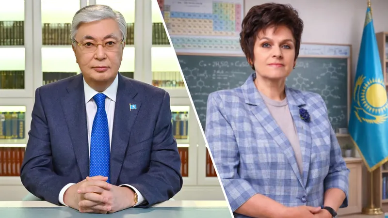 Мемлекет басшысы мектеп мұғалімі Татьяна Белоусованы құттықтады