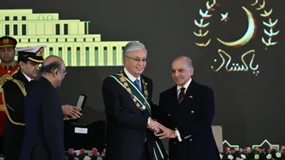 Марапаттау, Пәкістан, Тоқаев, ең жоғары мемлекеттік награда, Nishan-e-Pakistan, орден, сурет - Zakon.kz жаңалық 04.02.2026 21:28