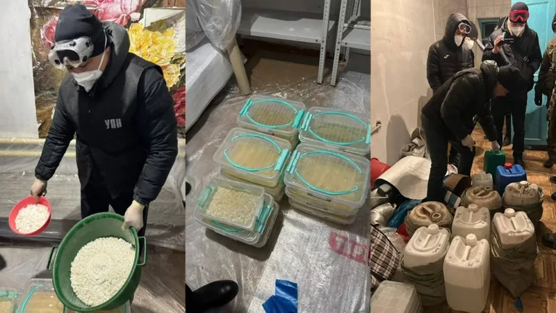 ШҚО-да есірткі өндірісінің ауқымды арнасы әшкереленді