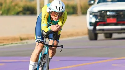 Велоспорт, Евгений Федеров, Сауд Арабиясы, Азия чемпионаты, алтын медаль, сурет - Zakon.kz жаңалық 11.02.2026 18:53