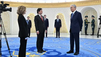 2026 жылғы 11 ақпанда Ақордада Қазақстан Президентіне екі мемлекеттің Төтенше және өкілетті елшілерінің сенім грамоталарын тапсыру рәсімі өтті., сурет - Zakon.kz жаңалық 11.02.2026 15:41
