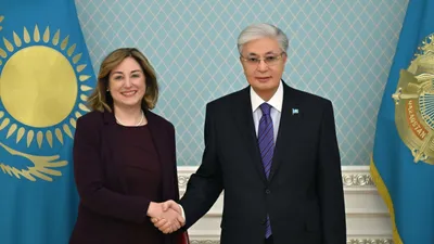 Президент қабылдауы, Ақорда, Тоқаев, АҚШ елшісі, Джули Стаффт , сурет - Zakon.kz жаңалық 13.02.2026 17:51