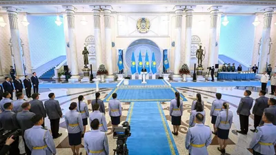 Марапаттау рәсімі, Тоқаев, UAE SWAT Challenge-2026, халықаралық жарысы, жеңімпаздар, марапаттау, сурет - Zakon.kz жаңалық 16.02.2026 17:19