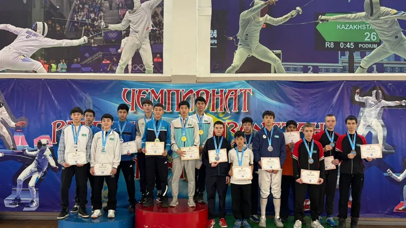 Алматы құрамасы семсерлесуден Қазақстан чемпионатының жеңімпазы атанды