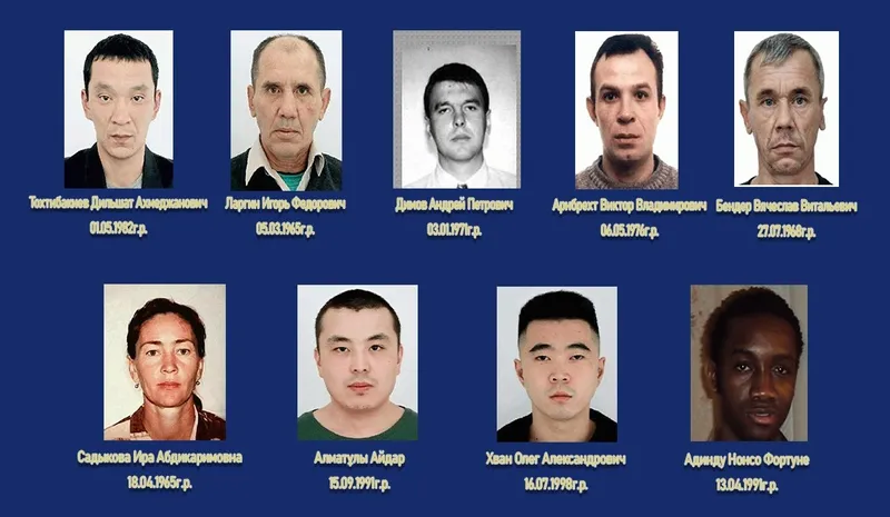 Алматы полиция есірткі қылмыстары үшін іздеудегі тұлғалардың бет-әлпетін жариялады
