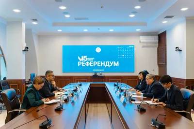 Орталық референдум комиссиясында ЕҚЫҰ ДИАҚБ өкілдерімен кездесу өтті, сурет - Zakon.kz жаңалық 20.02.2026 13:41