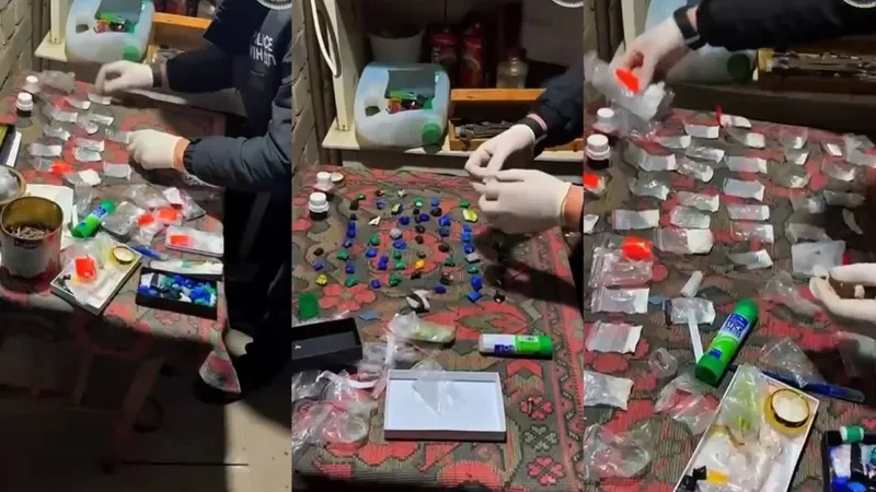 Ақтөбеде ірі көлемдегі синтетикалық есірткі партиясы тәркіленді