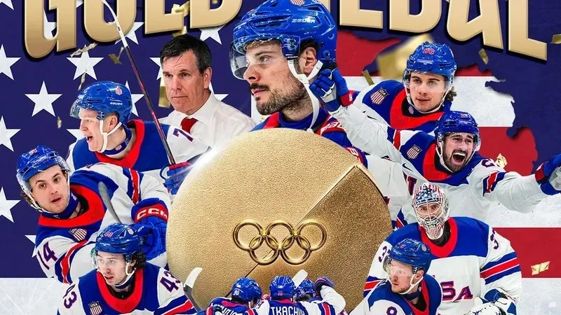 АҚШ құрамасы араға 46 жыл салып хоккейден Олимпиада "алтынын" жеңіп алды