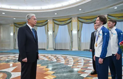 Тоқаев қысқы Олимпиада ойындарының чемпионы Михаил Шайдоровты марапаттады, сурет - Zakon.kz жаңалық 25.02.2026 15:15