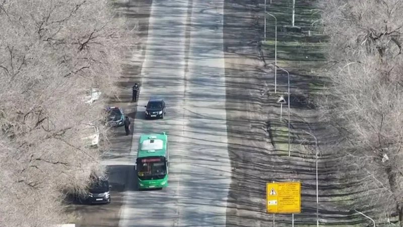 Алматы облысында жол ережесін бұзған жүргізушілер дрон арқылы анықталуда