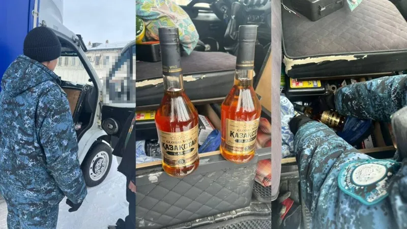Павлодарда түзеу мекемесіне екі бөтелке коньяк кіргізбек болған азамат ұсталды