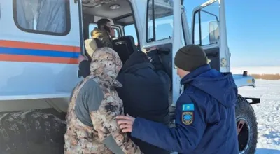 Ақмола облысында екі балықшы қарға батып қалған, сурет - Zakon.kz жаңалық 09.03.2026 13:22