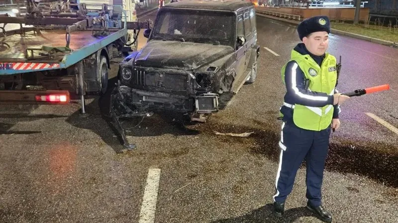 Алматыда "жүйрік гелик" жол апатын тудырды