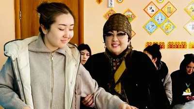 Мақпал Жүнісова жалпыұлттық референдумда дауыс берді, сурет - Zakon.kz жаңалық 15.03.2026 18:11