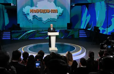 Тоқаев республикалық референдум барысында жүргізілген экзит-полл қорытындысымен танысты, сурет - Zakon.kz жаңалық 16.03.2026 03:11