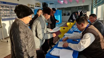 Референдум Атырау облысында жоғары белсенділікпен өтіп жатыр. , сурет - Zakon.kz жаңалық 15.03.2026 10:42