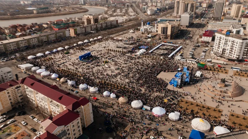 Атырауда Наурыз мейрамы кең көлемде тойланды